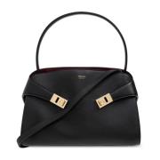 Salvatore Ferragamo Läder axelväska Black, Dam