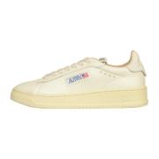 Autry Låga Dam Sneakers Dallas Stil Beige, Dam