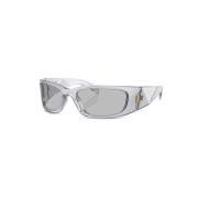 Prada Geometriskt Logo Solglasögon Gray, Unisex