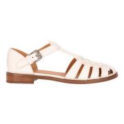 Church's Flat Sandals White, Dam