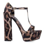 Dolce & Gabbana Platform Leo Skor Brown, Dam