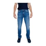 Guess Blå Bomullsblandning Jeans Kollektion Blue, Herr