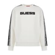 Guess ML Logo Bomullströja - Vit White, Herr