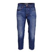 Don The Fuller Italienska morotsjeans, låg midja Blue, Herr