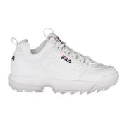 Fila Polyester Damsneaker Chic Sporty Style White, Dam