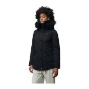 Blauer Vadderad Parka Irma med Päls Huva Black, Dam