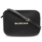 Balenciaga Vintage Pre-owned Laeder crossbodyvskor Black, Dam