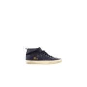 Golden Goose Mid Star Glitter Läder Sneakers Black, Dam