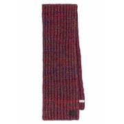 Paul Smith Röd Tjock Ribbad Halsduk Unisex Multicolor, Herr