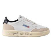 Autry Vita Läder Sneakers Ma04 Medalist Stil White, Herr