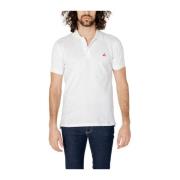 Peuterey Bomull Polo Skjorta Kollektion Vår/Sommar White, Herr