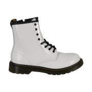 Dr. Martens Patent Lamper Stövlar White, Dam