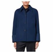 Paul Smith Navy Bayadère Pea Coat Blue, Dam