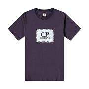 C.p. Company Avslappnad Bomull T-shirt Blue, Herr