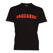 Dsquared2 Svart Cool Fit Tee T-shirts Polos Black, Herr