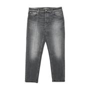 PT Torino Denim Tapered Fit Jeans i Grå Gray, Herr