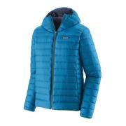 Patagonia Duntröja med luva Blue, Herr