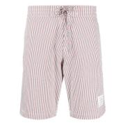 Thom Browne Seersucker Randiga Board Shorts Multicolor, Herr