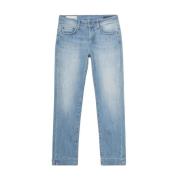 Dondup Rose Slim Fit Cropped Jeans Blue, Dam