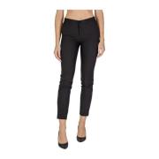 Sandro Ferrone Polyesterblandade Kvinnors Jeans & Byxor Black, Dam