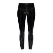 AllSaints Latex leggings Cora Black, Dam