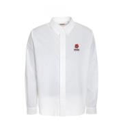 Kenzo Casual Shirts White, Herr