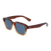 Oliver Peoples Klassiska fyrkantiga solglasögon OV 5562Su Brown, Unise...