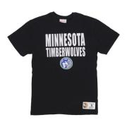 Mitchell & Ness NBA Legendarisk Tee Minnesota Timberwolves Black, Herr