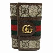 Gucci Vintage Pre-owned Canvas nyckelhllare Brown, Dam