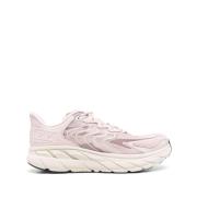 Hoka One One Rosa läderpanel sneakers Pink, Herr