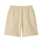 Burberry Jersey Shorts i Muskotfärg Beige, Herr