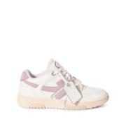 Off White Lila Mesh Sneakers med Pilar Motiv White, Dam