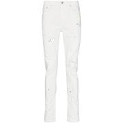 Purple Brand Färgstänk Skinny Jeans White, Herr