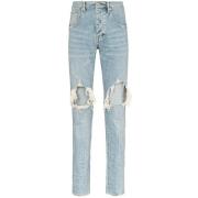 Purple Brand Slim Cut Distressed Jeans Blue, Herr