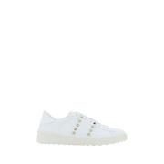 Valentino Garavani Rockstud Slip-On Sneakers White, Herr