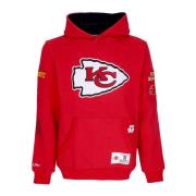 Mitchell & Ness NFL Lag Ursprung Fleece Hoodie Red, Herr