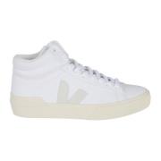 Veja Minotaur Vit/Svart Läder Sneakers White, Dam