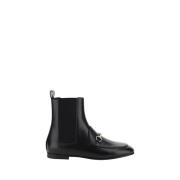 Gucci Jordaan Ankelboots med elastiska band Black, Dam