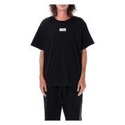 MM6 Maison Margiela Svart Tag T-Shirt - Herrmode Black, Herr