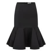 Nina Ricci Peplum Midi Black, Dam