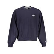 Tommy Hilfiger Bl Bomullssweatshirt fr Mn Blue, Herr