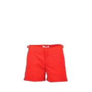 Orlebar Brown Korta simshorts med dragkedja Red, Herr