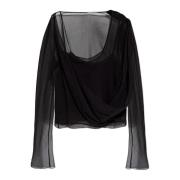 Cult Gaia Top Adi Black, Dam