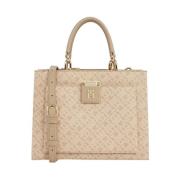 Tommy Hilfiger Beige Mini Tote Väska Beige, Dam