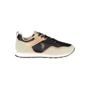 U.s. Polo Assn. Svart Polyester Sneaker med Kontrastdetaljer Multicolo...