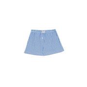 Ottod'Ame Vichy Bomullsshorts Blue, Dam