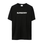 Burberry Ekologisk Bomull Kortärmad T-shirt Black, Herr