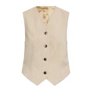 By Malene Birger Vest Occa Beige, Dam