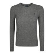 Polo Ralph Lauren Julianna Crewneck Sweater Gray, Dam