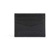 Givenchy Svarta Tillbehör Plånbok Stilfull Modern Man Black, Herr